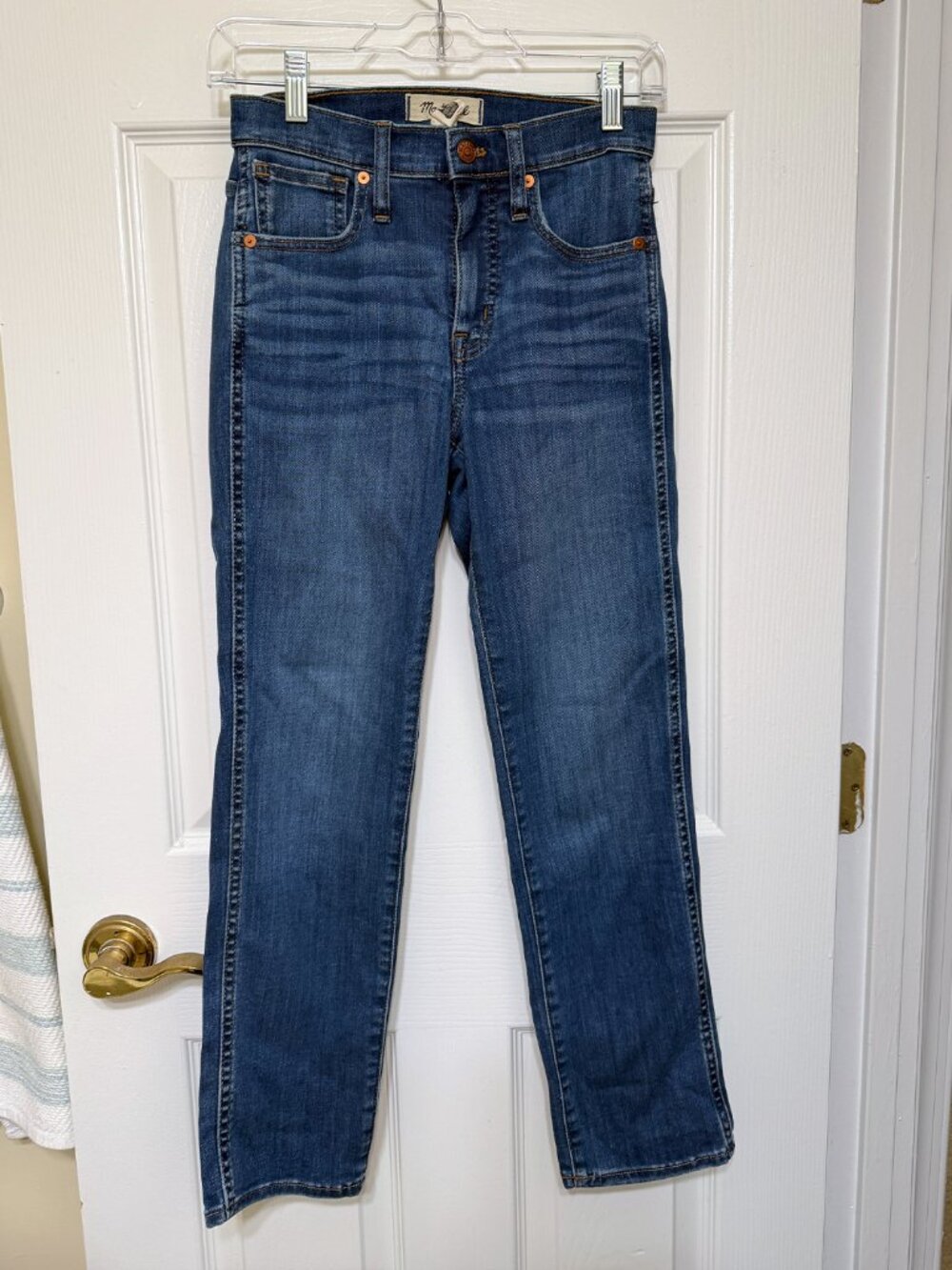 Madewell Stovepipe Jeans - Deming Wash - Size 24 - Picture 8 of 9